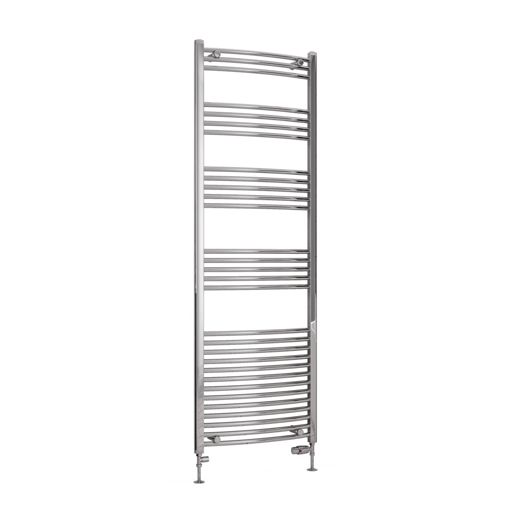 Wendover Curved Multirail 1800 x 600 Chrome