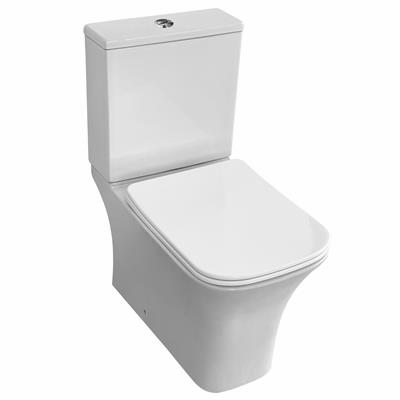 Beddington Close Coupled Back To Wall Eco Vortex WC Pan with Fixings - White