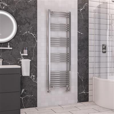 Wendover Curved Multirail 1600 x 500 Chrome