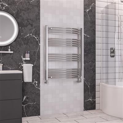 Wendover Curved Multirail 1000 x 750 Chrome