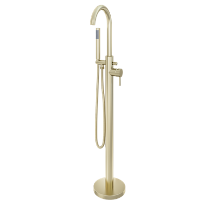 Ardley Floor Standing Manual Mono Tap Brushed Brass