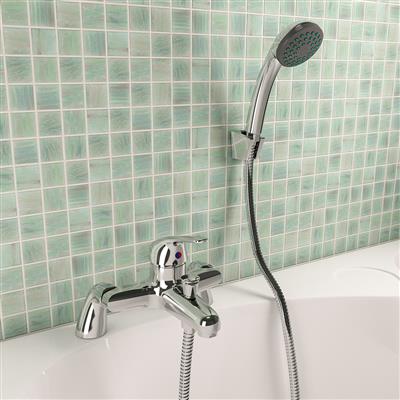 Isbourne Bath Shower Mixer (BSM) Tap with Handset Chrome
