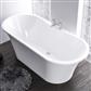Margravine 1660 x 730 x 570mm Freestanding Bath inc Waste - White