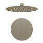 8" (200mm) Round Fixed Over Head Shower Head - Brushed Brass
