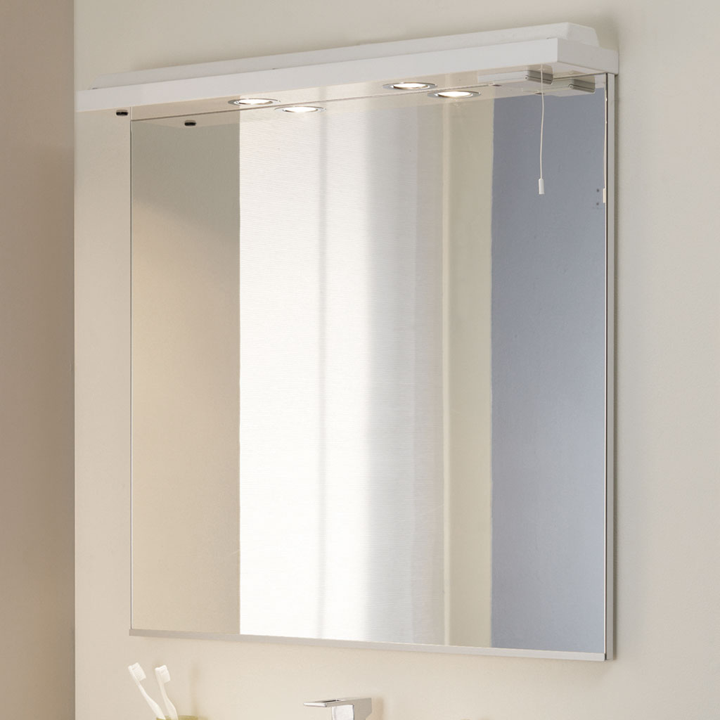 Faro 80cm mirror White