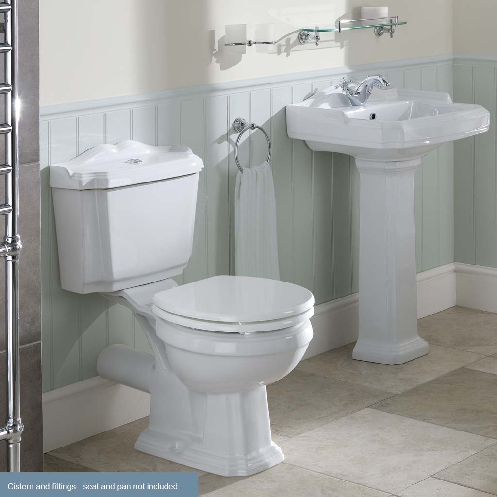 Belgravia Cistern with Fittings - White