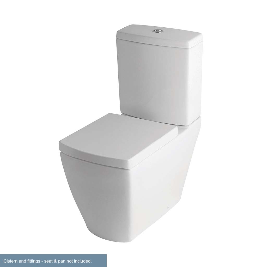 Mentmore Cistern with Fittings - White