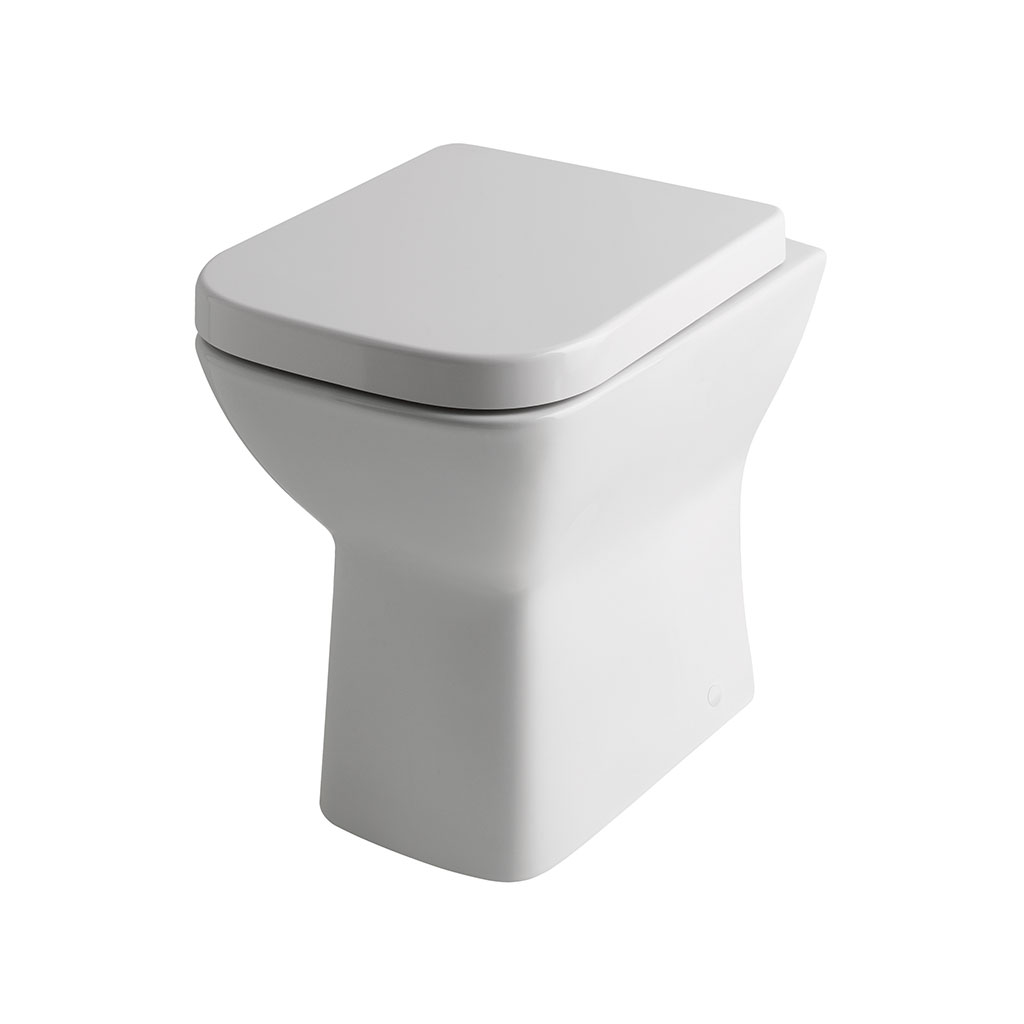 Collindale Comfort Height Back To Wall Rimless WC Pan with Fixings - White