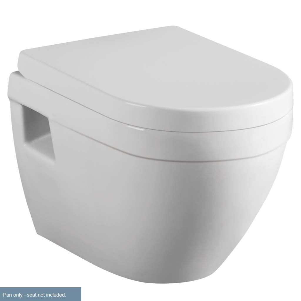 Dura Wall Hung WC Pan - White