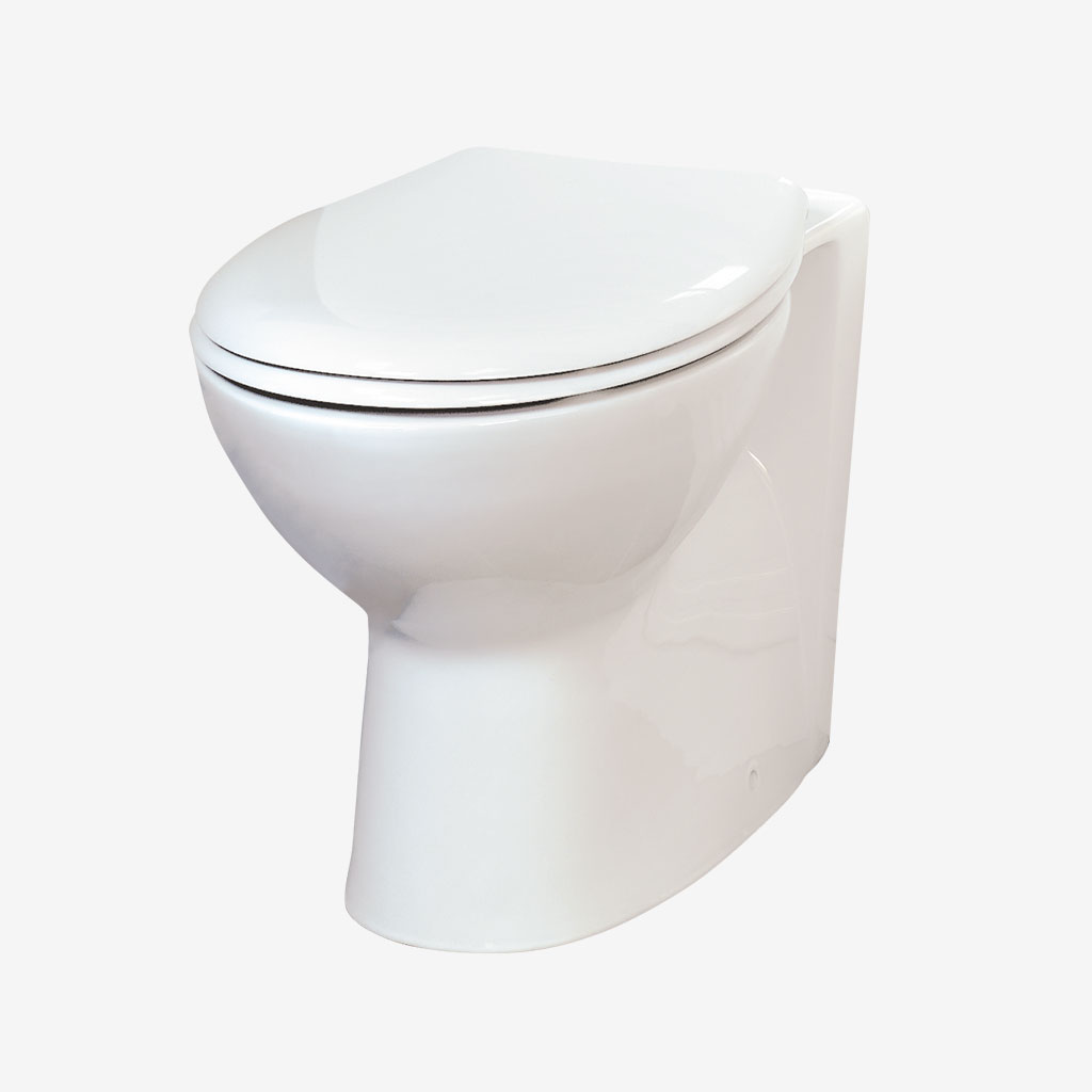 Type 55 Back To Wall WC Pan - White