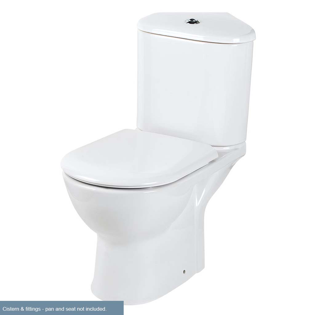 Kompact Cistern with Fittings - White