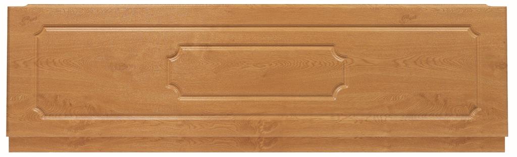 Sherwood original 1700 front bath panel 1700x450-575mm - Natural Oak
