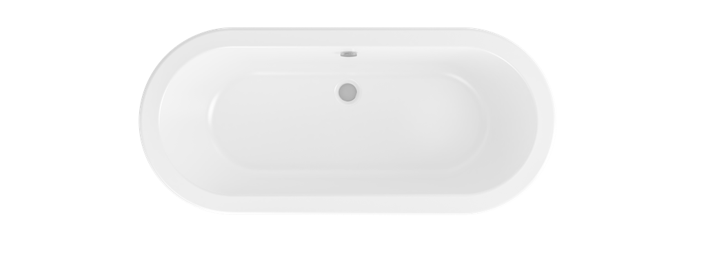 Humber 1800 x 800 x 440mm (410mm Depth) Freestanding Bath - White