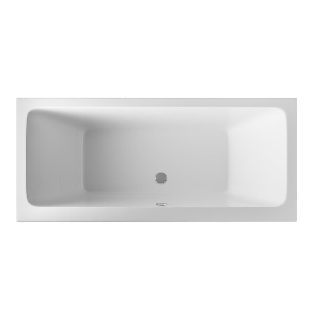 Portland Double Ended (DE) 1900 x 900 x 440mm Beauforte Bath - White