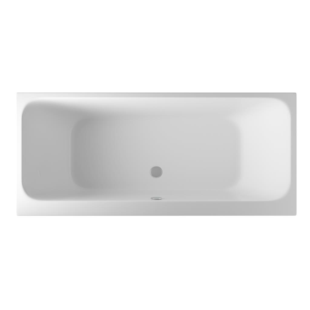 Malin Double Ended (DE) 1700 x 750 x 440mm Beauforte Bath - White