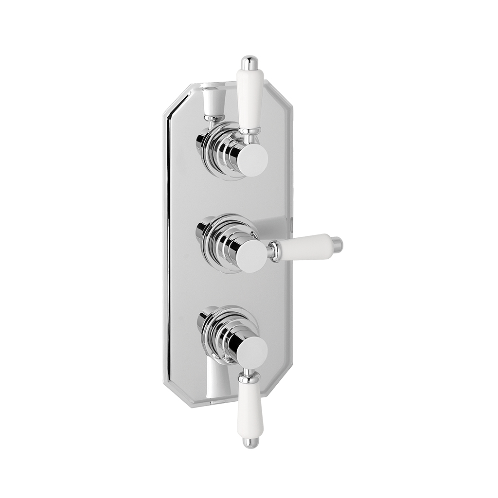 (Single) Temperature Control Lever Handle for Traditional Valve Plate - Chrome