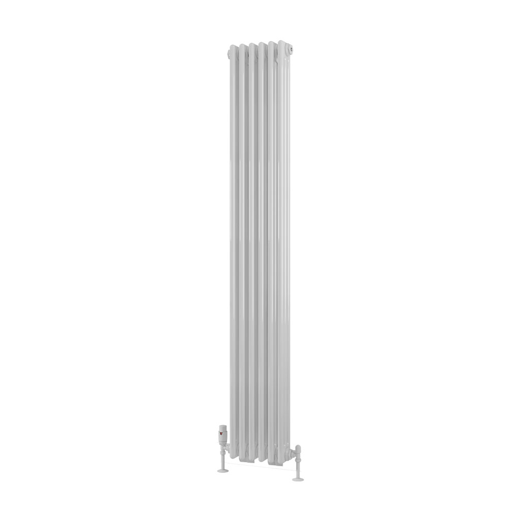 Rivassa 3 Column Radiator 1800 x 293mm Gloss White