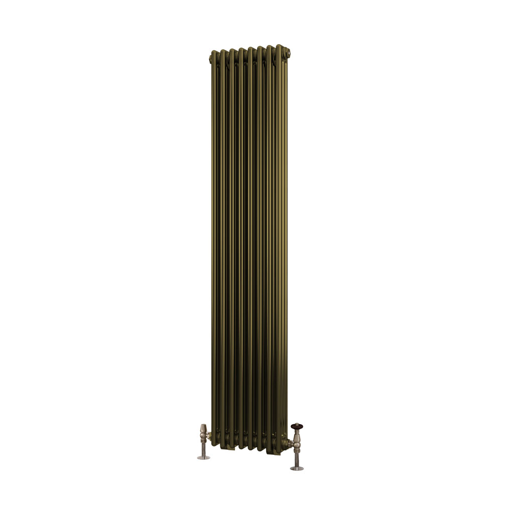 Rivassa 3 Column Radiator 1800 x 383mm Bronze Olive