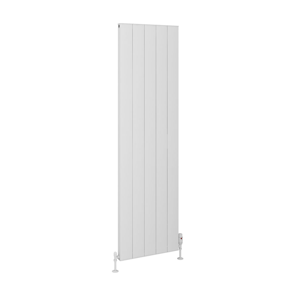 Vesima 1800 x 503 Aluminium Radiator Matt White