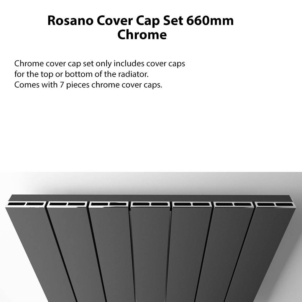 Rosano Cover Cap Set 660mm. Chrome