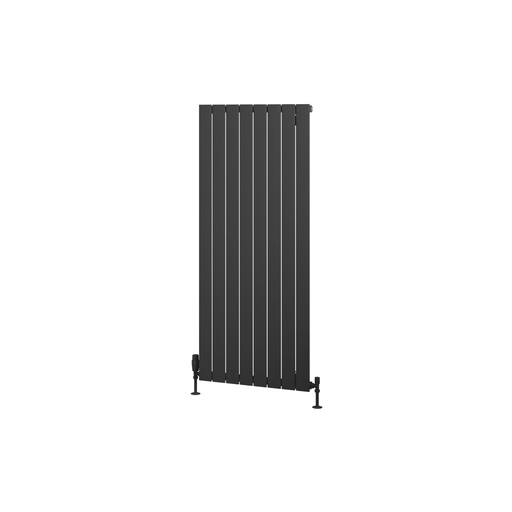 Addington Aluminium 1400 x 588 Radiator Type10 Matt Anthracite