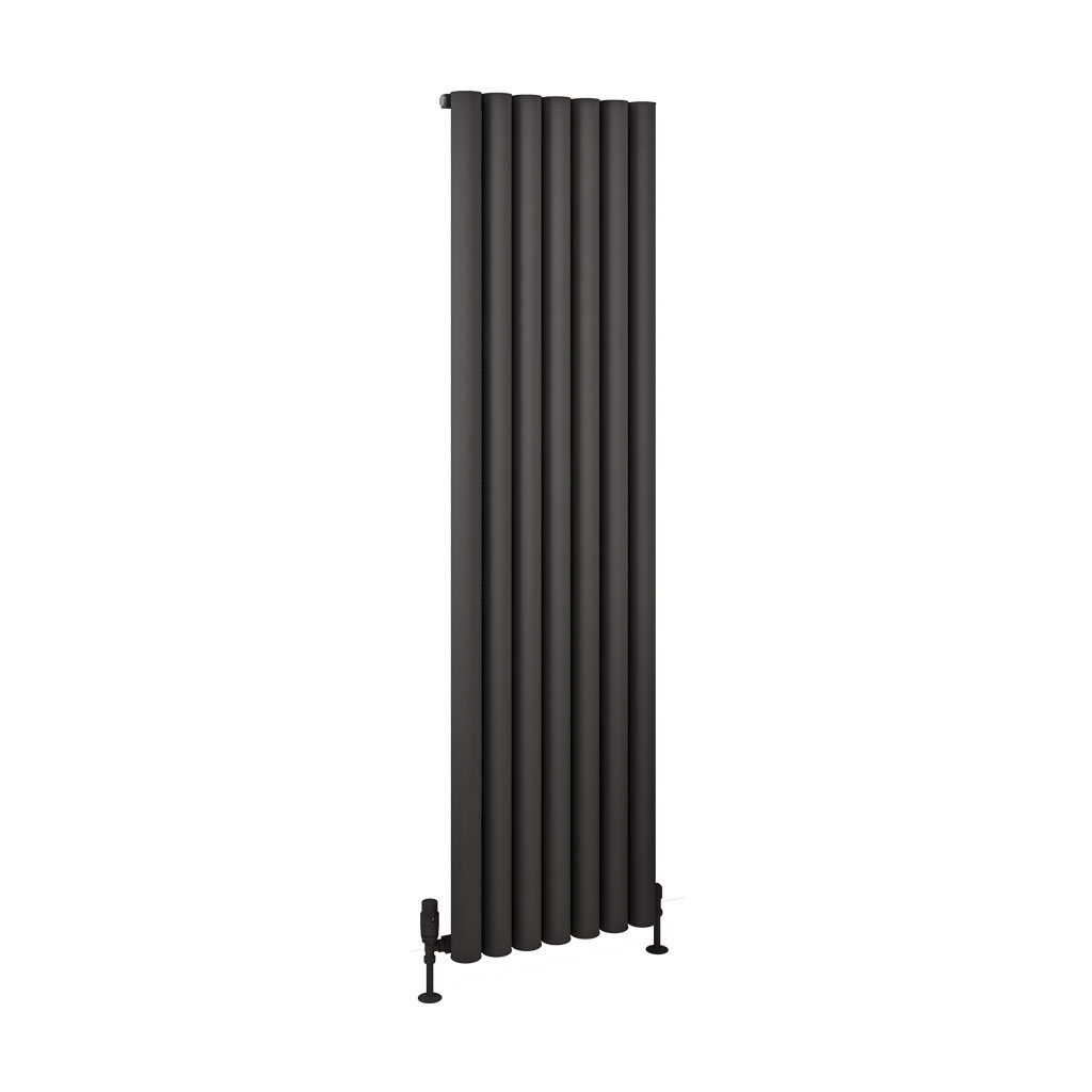 Burford 1800 x 485 Aluminium Radiator Matt Anthracite