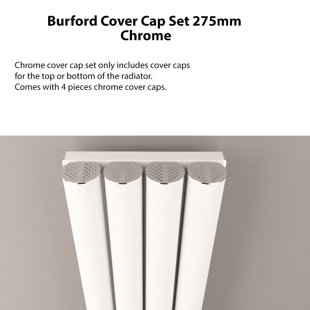 Burford Cover Cap Set 275mm Chrome