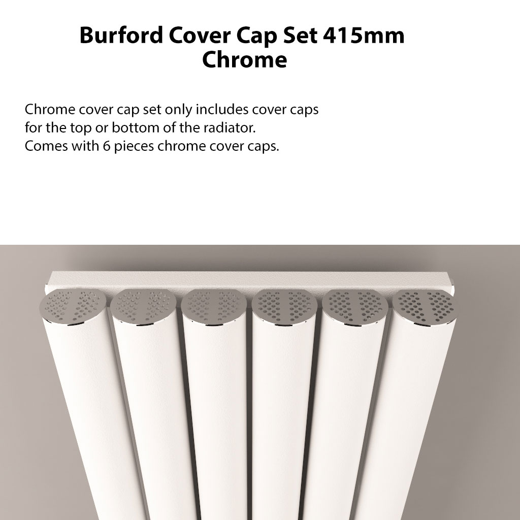 Burford Cover Cap Set 415mm Chrome