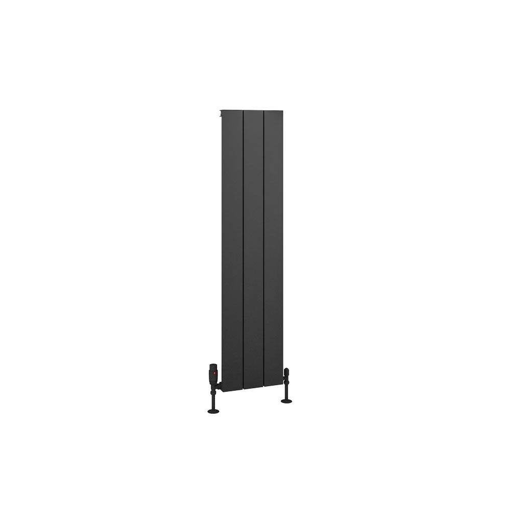 Charlton 1200 x 280 Aluminium Radiator Matt Anthracite