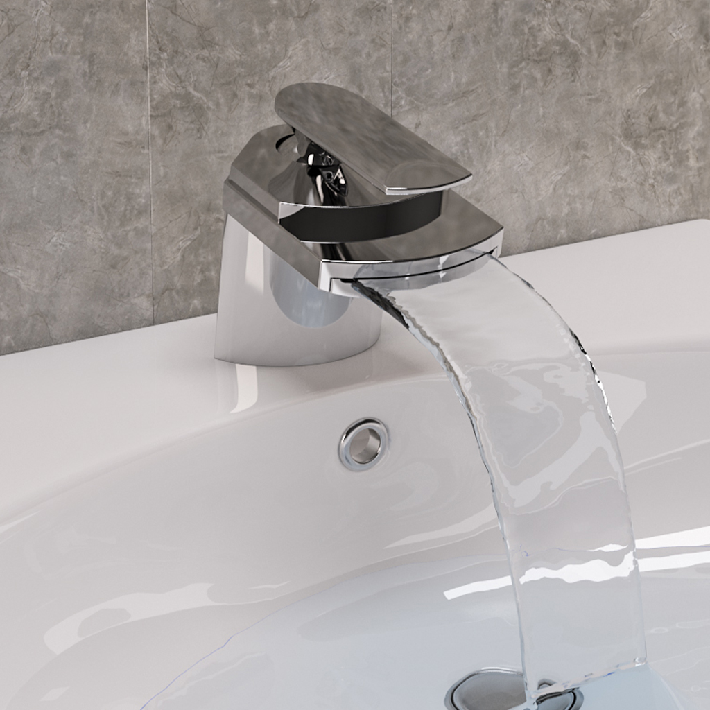 Falmouth Basin Mono Tap with Waste Chrome