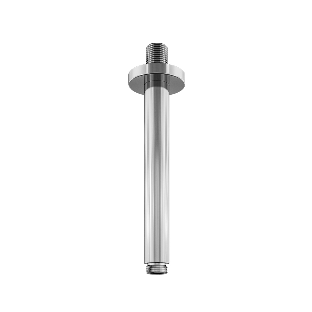 160mm Wall Mounted Round Ceiling Shower Arm - Chrome