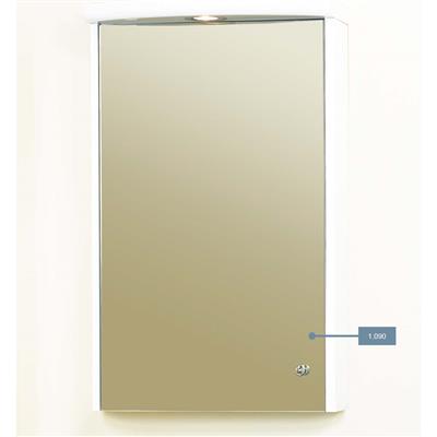 43cm cabinet mirror (no cornice) White