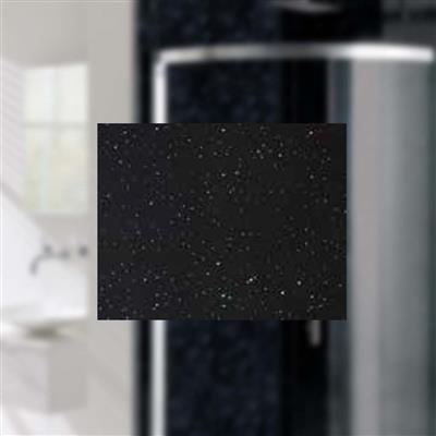 PVC Widepanel 1000 x 2400mm Black Sparkle gloss