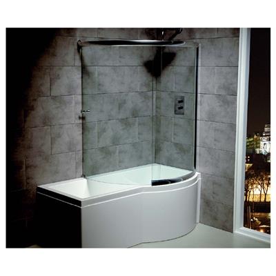 Carron Clearance:  Urban Showerbath LH 1700 x 750/900mm 5mm White
