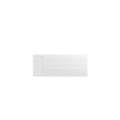 Flat Cover Plate with Lines 400 x 1000 Gloss White