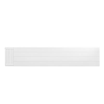 Flat Cover Plate with Lines 400 x 2000 Gloss White