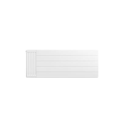 Flat Cover Plate with Lines 500 x 1300 Gloss White