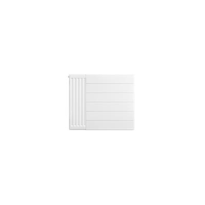 Flat Cover Plate with Lines 600 x 700 Gloss White