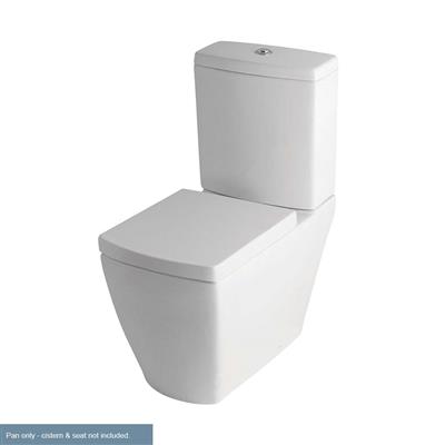 Mentmore Close Coupled Back To Wall WC Pan with Fixings - White