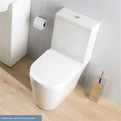 Metro Short Projection Cistern with Fittings - White