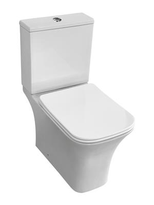 Beddington Close Coupled Eco Vortex WC Pan with Fixings - White
