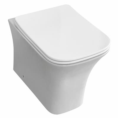 Beddington Back To Wall Eco Vortex WC Pan with Fixings - White