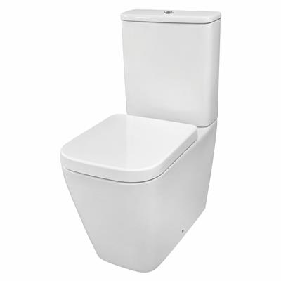 Sudbury Curved Square Soft Close Toilet Seat - White