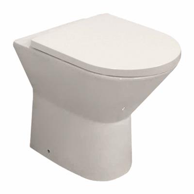 Croxley Comfort Height Back To Wall Eco Vortex WC Pan with Fixings - White