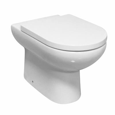 Osterley Back To Wall Eco Vortex WC Pan with Fixings - White