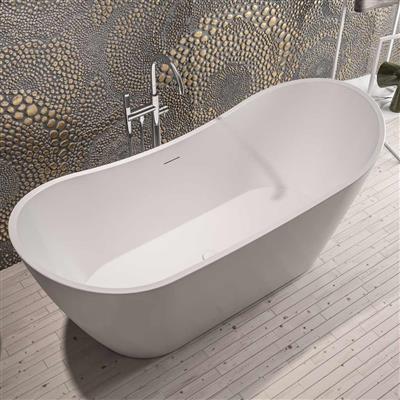 Chislehurst 1700 x 790 x 730mm (580mm Depth) Freestanding Bath inc Waste - White