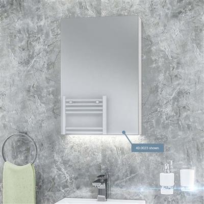 Ravini 400 x 600 x 120 1 Door Mirror Cabinet