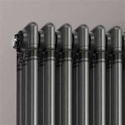 Imperia 3 Column Radiator 600 x 830mm Bare Metal