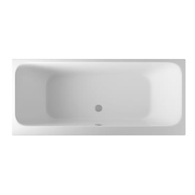 Malin Double Ended (DE) 1750 x 750 x 440mm 5mm Bath - White
