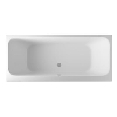 Malin Double Ended (DE) 1675 x 700 x 440mm 5mm Bath - White
